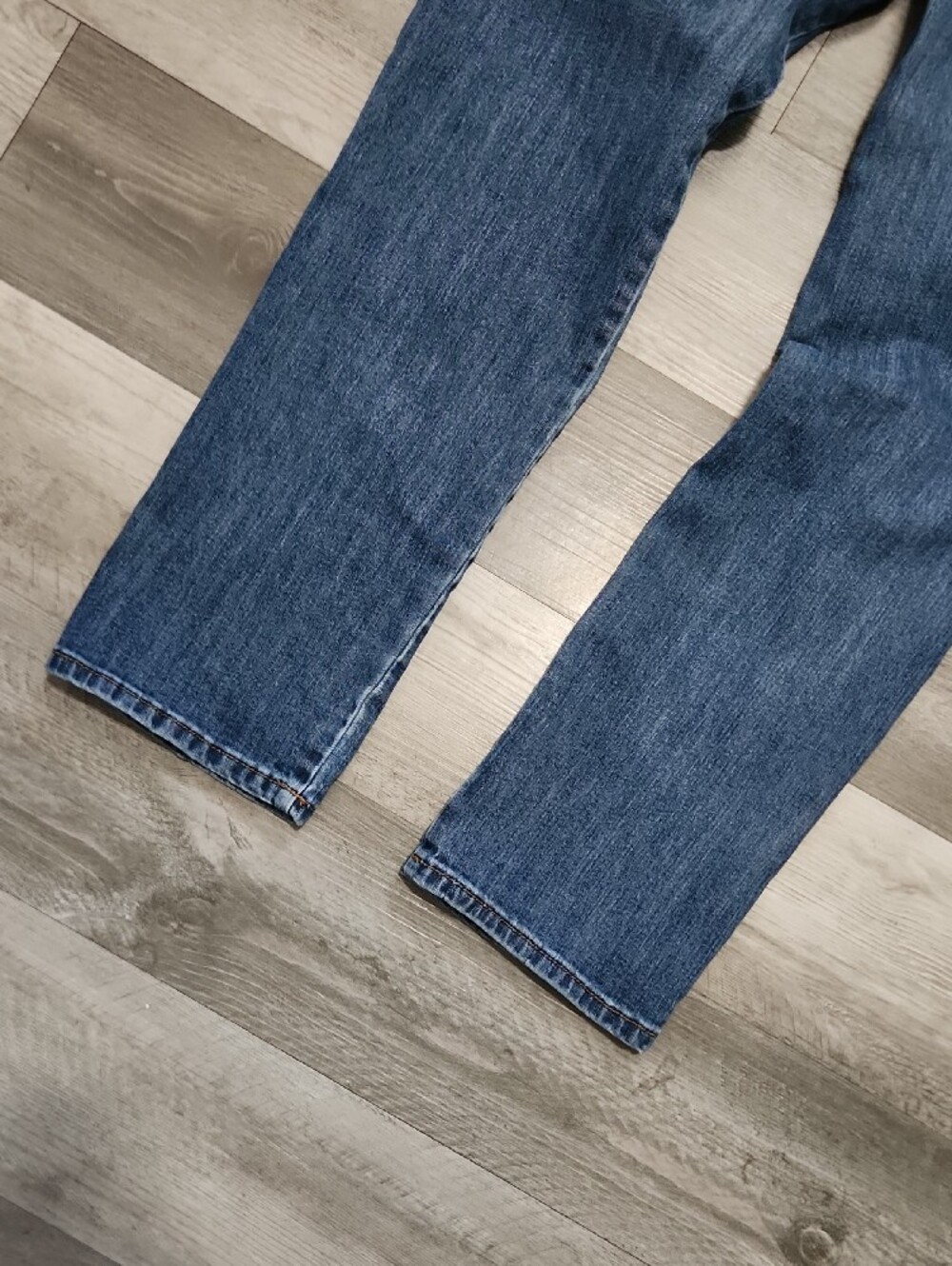Gloria Vanderbilt Amanda Straight Leg Blue Stretch Denim Jeans Womens 8 - Picture 10 of 11